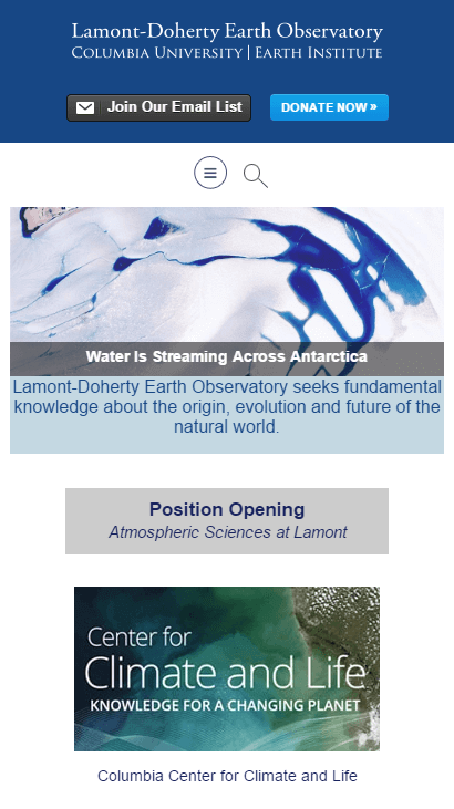 Lamont Doherty Earth Observatory app
